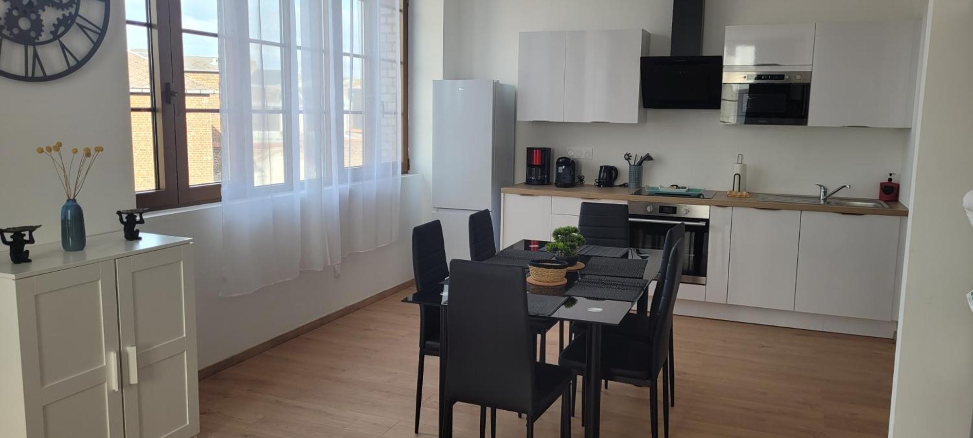 T2 Neuf Hypercentre 5 Couchages Appartement Saint-Quentin  Buitenkant foto